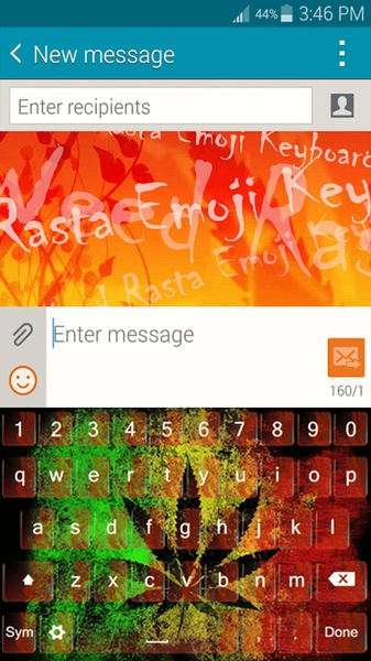 Weed Rasta Emoji Keyboard - Preview 5