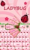Cute Ladybug GO Keyboard Theme screenshot 5