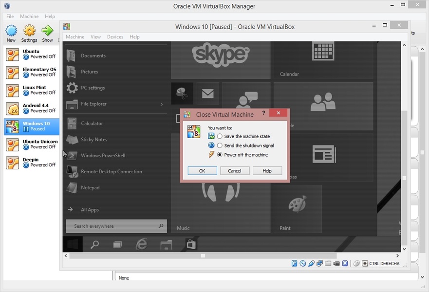 Скачать VirtualBox для Windows 5.1.20