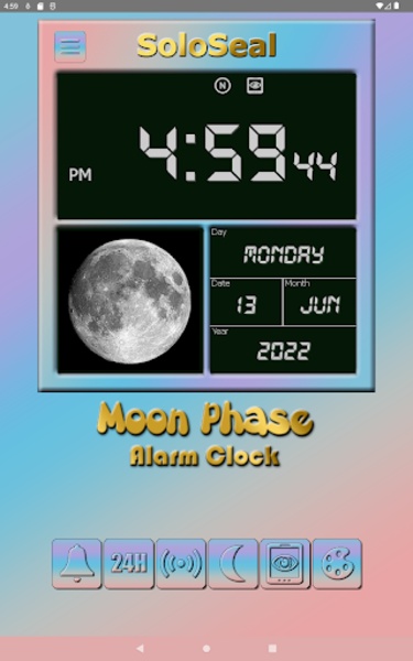 Moon Phase Alarm Clock - Preview 2