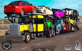 Cars Transporter Truck Games screenshot 1