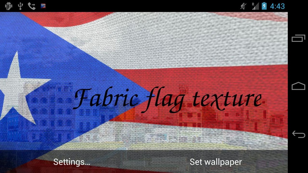 3D Puerto Rico Flag LWP - Preview 2