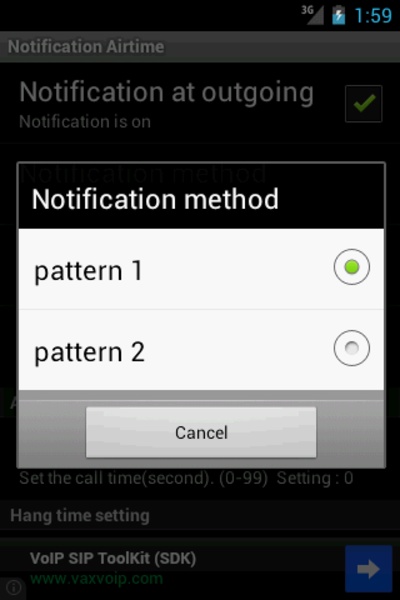 Notification Airtime - Preview 4