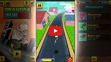 Gameplayvideo von Grandpa Run 3D 1