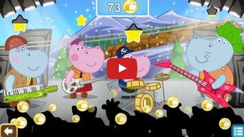 طريقة لعب الفيديو الخاصة ب Queen Party Hippo: Music Games1