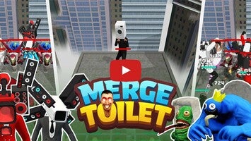 Vídeo de gameplay de Merge Toilet: Skipidii Monster 1