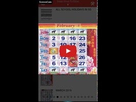 Video about Singapore Calendar Horse Lunar 1