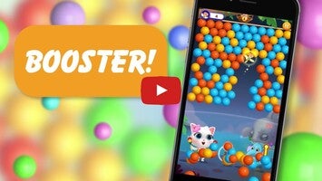 Gameplay video of Bubble Shooter: Cat Island 1