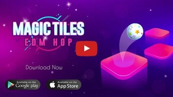 Gameplay video of Magic Tiles EDM Hop 1
