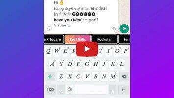 Aa Fonts: Fancy Font Keyboard1動画について