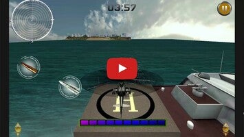 Video gameplay Air Strike Gunship Helicopter 3D 1