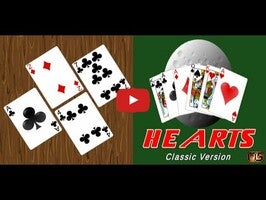 Video gameplay Hearts - classic version 1