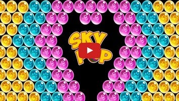 Video gameplay Sky Pop! Bubble Shooter Legend 1