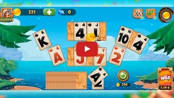 طريقة لعب الفيديو الخاصة ب Solitaire Tripeaks - Lost Worlds1