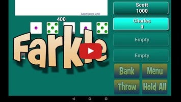 Video gameplay Fabulous Farkle 1