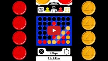 4 In A Row Board Game 1 का गेमप्ले वीडियो