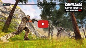 Commando Sniper Shooter- War Survival FPS 1 का गेमप्ले वीडियो