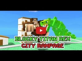 Vídeo-gameplay de Blocky Titan Rex Rampage 1