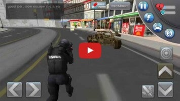 วิดีโอการเล่นเกมของ Swat Commander 1