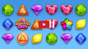 Vidéo de jeu deAddictive Gem Match Mania1