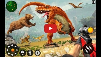 طريقة لعب الفيديو الخاصة ب Wild Dinosaur Hunting Attack1