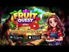 Gameplay video of Fruit Quest: Match 3 Game 1