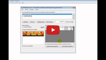 Video about Find and remove/delete image files (jpg/png/gif/bmp/etc) Software 1