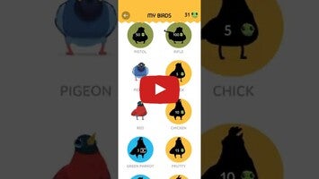 Gameplay video of Pigeon pop 1