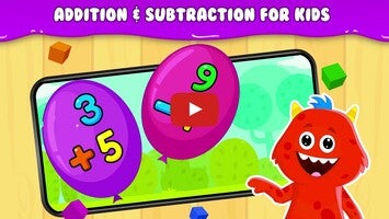 Gameplay video of Addition and Subtraction Games 1