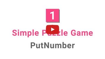 Gameplay video of PutNumber 1