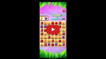 Gameplay video of Juicy Fruit - Match 3 1