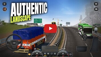 طريقة لعب الفيديو الخاصة ب Truck Masters India1