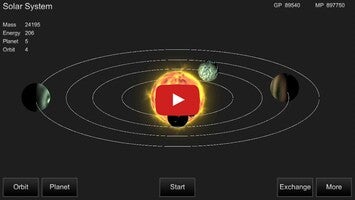 วิดีโอการเล่นเกมของ mySolar - Build your Planets 1