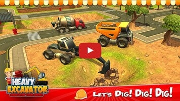 Gameplay video of Construction Excavator Sim 3D 1