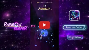 Video gameplay Rainbow Surfer: Duet Color 1