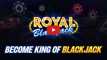 Vídeo de gameplay de Royal Blackjack - Classic 21 Card Game 1