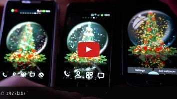 วิดีโอเกี่ยวกับ Globe Christmas Tree Live Wallpaper 1