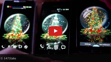 Video about Globe Christmas Tree Live Wallpaper 1