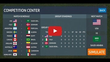 Gameplay video of World Football Simulator 1