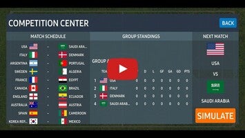 طريقة لعب الفيديو الخاصة ب World Football Simulator1