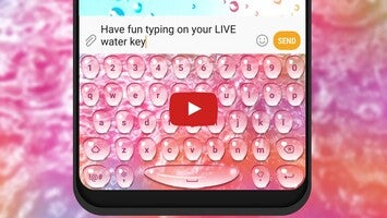 Vídeo de Color Rain Water Keyboard Live 1