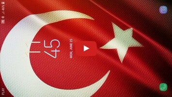 Video über 3d Turkey Flag Live Wallpaper 1