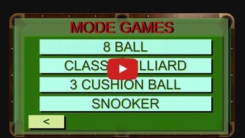 Gameplay video of Billiards pool Games 1