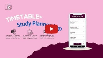 TimeTable+1 hakkında video
