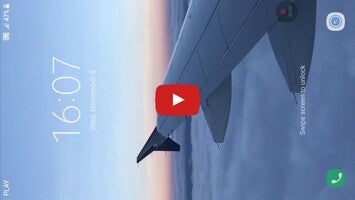 วิดีโอเกี่ยวกับ 3D Airplane Live Wallpaper 1