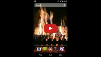 Video about Fireplace Video Live Wallpaper 1