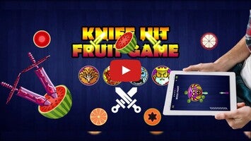 Vídeo de gameplay de Knife Hit Fruit Game 1