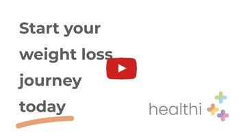 Vidéo au sujet deHealthi: Weight Loss, Diet App1