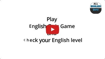 Video del gameplay di English Quiz Game 1