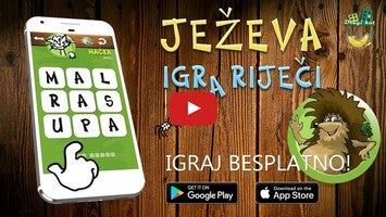 Gameplay video of Ježeva Igra Riječi - Word Game 1